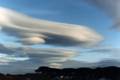 layered lenticular clouds